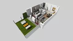 2 pokoje, mieszkanie 42,50 m², parter, oferta nr A/1, Osiedle Międzyleska 3, Wrocław, Tarnogaj, Krzyki, ul. Międzyleska