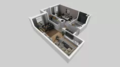 2 pokoje, mieszkanie 54,34 m², piętro 4, oferta nr A/50, Osiedle Międzyleska 3, Wrocław, Tarnogaj, Krzyki, ul. Międzyleska