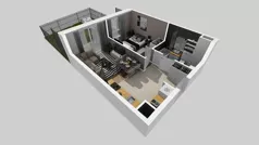 2 pokoje, mieszkanie 37,36 m², piętro 2, oferta nr A/81, Międzyleska 4, Wrocław, Tarnogaj, Krzyki, ul. Międzyleska