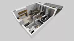 2 pokoje, mieszkanie 37,36 m², piętro 2, oferta nr A/81, Międzyleska 4, Wrocław, Tarnogaj, Krzyki, ul. Międzyleska