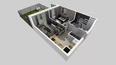 2 pokoje, mieszkanie 37,22 m², parter, oferta nr A/64, Międzyleska 4, Wrocław, Tarnogaj, Krzyki, ul. Międzyleska