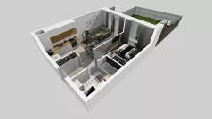 2 pokoje, mieszkanie 37,22 m², parter, oferta nr A/64, Międzyleska 4, Wrocław, Tarnogaj, Krzyki, ul. Międzyleska