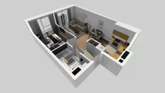 2 pokoje, mieszkanie 41,49 m², piętro 2, oferta nr A/36, Międzyleska 4, Wrocław, Tarnogaj, Krzyki, ul. Międzyleska