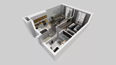 2 pokoje, mieszkanie 39,77 m², piętro 2, oferta nr A/38, Międzyleska 4, Wrocław, Tarnogaj, Krzyki, ul. Międzyleska