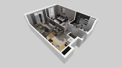 2 pokoje, mieszkanie 39,77 m², piętro 2, oferta nr A/38, Międzyleska 4, Wrocław, Tarnogaj, Krzyki, ul. Międzyleska