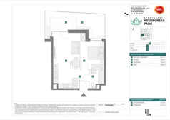 2 pokoje, mieszkanie 37,80 m², piętro 3, oferta nr J/19, Apartamenty Myśliborska Park, Warszawa, Białołęka, Żerań, ul. Myśliborska 11