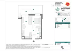 2 pokoje, mieszkanie 35,04 m², parter, oferta nr J/54, Apartamenty Myśliborska Park, Warszawa, Białołęka, Żerań, ul. Myśliborska 11