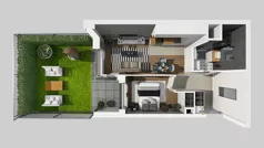 2 pokoje, mieszkanie 35,74 m², piętro 1, oferta nr A/10, Apartamenty Metro Wilanowska, Warszawa, Mokotów, Ksawerów, ul. Pejzażowa 26