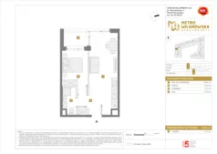 2 pokoje, mieszkanie 35,83 m², piętro 2, oferta nr A/23, Apartamenty Metro Wilanowska, Warszawa, Mokotów, Ksawerów, ul. Pejzażowa 26