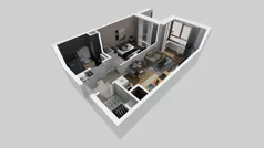2 pokoje, mieszkanie 37,85 m², piętro 3, oferta nr A/30, Apartamenty Metro Wilanowska, Warszawa, Mokotów, Ksawerów, ul. Pejzażowa 26