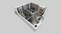 2 pokoje, mieszkanie 33,52 m², piętro 1, oferta nr A/118, Apartamenty Metro Wilanowska, Warszawa, Mokotów, Ksawerów, ul. Pejzażowa 26