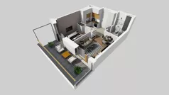 2 pokoje, mieszkanie 33,52 m², piętro 1, oferta nr A/118, Apartamenty Metro Wilanowska, Warszawa, Mokotów, Ksawerów, ul. Pejzażowa 26