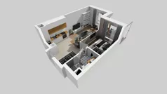 2 pokoje, mieszkanie 39,92 m², piętro 5, oferta nr A/135, Apartamenty Metro Wilanowska, Warszawa, Mokotów, Ksawerów, ul. Pejzażowa 26