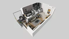 2 pokoje, mieszkanie 39,92 m², piętro 5, oferta nr A/135, Apartamenty Metro Wilanowska, Warszawa, Mokotów, Ksawerów, ul. Pejzażowa 26