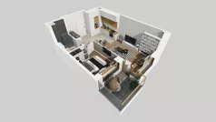 2 pokoje, mieszkanie 39,92 m², piętro 5, oferta nr A/135, Apartamenty Metro Wilanowska, Warszawa, Mokotów, Ksawerów, ul. Pejzażowa 26
