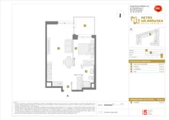 2 pokoje, mieszkanie 39,92 m², piętro 7, oferta nr A/143, Apartamenty Metro Wilanowska, Warszawa, Mokotów, Ksawerów, ul. Pejzażowa 26