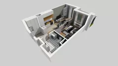 2 pokoje, mieszkanie 40,31 m², parter, oferta nr A/187, Apartamenty Metro Wilanowska, Warszawa, Mokotów, Ksawerów, ul. Pejzażowa 26