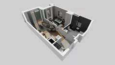 2 pokoje, mieszkanie 40,31 m², parter, oferta nr A/187, Apartamenty Metro Wilanowska, Warszawa, Mokotów, Ksawerów, ul. Pejzażowa 26