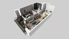 2 pokoje, mieszkanie 40,75 m², piętro 1, oferta nr A/199, Apartamenty Metro Wilanowska, Warszawa, Mokotów, Ksawerów, ul. Pejzażowa 26