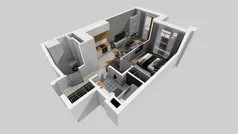 2 pokoje, mieszkanie 40,75 m², piętro 1, oferta nr A/199, Apartamenty Metro Wilanowska, Warszawa, Mokotów, Ksawerów, ul. Pejzażowa 26