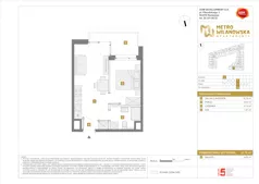 2 pokoje, mieszkanie 31,75 m², piętro 4, oferta nr A/249, Apartamenty Metro Wilanowska, Warszawa, Mokotów, Ksawerów, ul. Pejzażowa 26