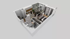 2 pokoje, mieszkanie 39,62 m², piętro 1, oferta nr E/54, 29. Aleja, Kraków, Stare Miasto, Warszawskie, ul. Prandoty 10c / al. 29 Listopada