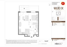 2 pokoje, mieszkanie 39,65 m², piętro 2, oferta nr B/12, Osiedle Wilno 9.2, Warszawa, Targówek, Elsnerów, ul. Rudnicka
