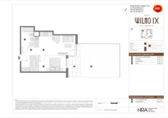 2 pokoje, mieszkanie 41,01 m², piętro 1, oferta nr B/60, Osiedle Wilno 9.2, Warszawa, Targówek, Elsnerów, ul. Rudnicka