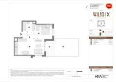 2 pokoje, mieszkanie 35,22 m², parter, oferta nr A/47, Osiedle Wilno 9.2, Warszawa, Targówek, Elsnerów, ul. Rudnicka