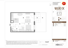 2 pokoje, mieszkanie 37,79 m², parter, oferta nr A/54, Osiedle Wilno 9.2, Warszawa, Targówek, Elsnerów, ul. Rudnicka