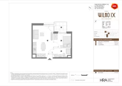 2 pokoje, mieszkanie 30,23 m², piętro 1, oferta nr A/67, Osiedle Wilno 9.2, Warszawa, Targówek, Elsnerów, ul. Rudnicka