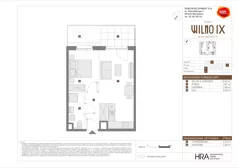 2 pokoje, mieszkanie 37,58 m², parter, oferta nr C/6, Osiedle Wilno 9.2, Warszawa, Targówek, Elsnerów, ul. Rudnicka