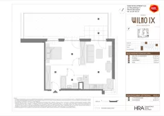 2 pokoje, mieszkanie 49,43 m², parter, oferta nr C/9, Osiedle Wilno 9.2, Warszawa, Targówek, Elsnerów, ul. Rudnicka
