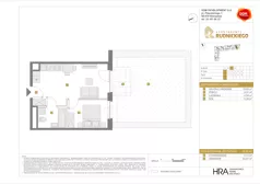 2 pokoje, mieszkanie 35,35 m², parter, oferta nr C/2, Apartamenty Rudnickiego, Warszawa, Bielany, Piaski, ul. Rudnickiego 7