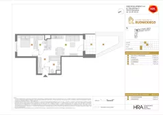 2 pokoje, mieszkanie 46,43 m², parter, oferta nr C/93, Apartamenty Rudnickiego, Warszawa, Bielany, Piaski, ul. Rudnickiego 7