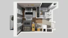 2 pokoje, mieszkanie 30,33 m², piętro 5, oferta nr B/64, Apartamenty Park Matecznego, Kraków, Podgórze, Mateczny, ul. Rydlówka 5