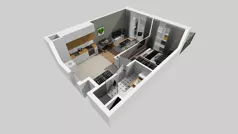 2 pokoje, mieszkanie 37,33 m², piętro 1, oferta nr C/12, Osiedle Urbino 4.2, Warszawa, Włochy, Raków, ul. Szybka