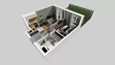 2 pokoje, mieszkanie 37,27 m², parter, oferta nr D/26, Osiedle Urbino 4.2, Warszawa, Włochy, Raków, ul. Szybka