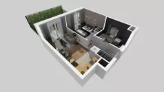 2 pokoje, mieszkanie 37,27 m², parter, oferta nr D/26, Osiedle Urbino 4.2, Warszawa, Włochy, Raków, ul. Szybka