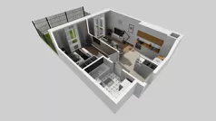 2 pokoje, mieszkanie 39,90 m², parter, oferta nr F/3, Osiedle Urbino 4.3, Warszawa, Włochy, Raków, ul. Szybka