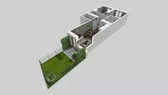 3 pokoje, mieszkanie 58,71 m², parter, oferta nr A/1, Osiedle Park Świetlików, Wrocław, Maślice, Aleja Śliwowa 21