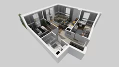 3 pokoje, mieszkanie 48,27 m², parter, oferta nr A/6, Osiedle Park Świetlików, Wrocław, Maślice, Aleja Śliwowa 21