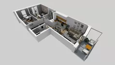 3 pokoje, mieszkanie 58,71 m², piętro 1, oferta nr A/7, Osiedle Park Świetlików, Wrocław, Maślice, Aleja Śliwowa 21