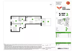 3 pokoje, mieszkanie 54,56 m², parter, oferta nr A/19, Osiedle Park Świetlików, Wrocław, Maślice, Aleja Śliwowa 21