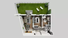3 pokoje, mieszkanie 56,67 m², piętro 1, oferta nr A/38, Osiedle Park Świetlików, Wrocław, Maślice, Aleja Śliwowa 21