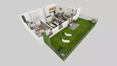 3 pokoje, mieszkanie 56,67 m², piętro 1, oferta nr A/38, Osiedle Park Świetlików, Wrocław, Maślice, Aleja Śliwowa 21