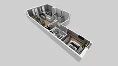 3 pokoje, mieszkanie 65,02 m², piętro 1, oferta nr A/39, Osiedle Park Świetlików, Wrocław, Maślice, Aleja Śliwowa 21