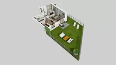 3 pokoje, mieszkanie 55,23 m², piętro 2, oferta nr A/57, Osiedle Park Świetlików, Wrocław, Maślice, Aleja Śliwowa 21