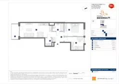 3 pokoje, mieszkanie 61,14 m², piętro 2, oferta nr A/52, Osiedle Bokserska 71, Warszawa, Ursynów, Wyczółki, ul. Bokserska 71