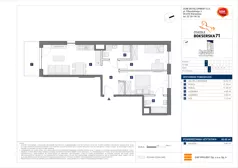 3 pokoje, mieszkanie 58,02 m², piętro 1, oferta nr D/5, Bokserska 71 etap 2.3, Warszawa, Ursynów, Wyczółki, ul. Bokserska